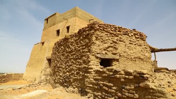 Bilder Gamla Dongada Antika Stad Nubierna Nära Nilo Afrika Sudan — Stockvideo