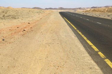 Sudan Afrika vahşi ve adventur nubian çöl kavramını sokakta