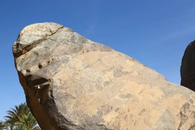 Afrika sudan sebu siyah Firavun Rock'daki nil yakınındaki Antik hiyeroglif