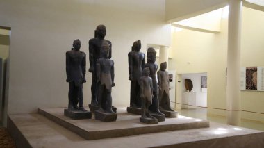 in africa sudan kerma  museum in the antique city of the nubians near the nilo and tomb clipart