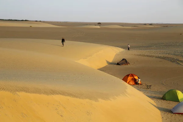 Szudán Bayuda Sivatag Január 2019 Ismeretlen Emberek Sátor Cam — Stock Fotó