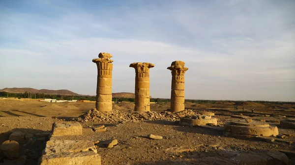 África Sudan Kerma Antiga Cidade Dos Nubianos Perto Nilo Túmulo — Fotografia de Stock