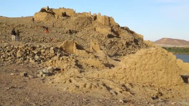 kimliği belirsiz kişi sudan çöl, Afrika