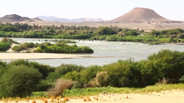 Vier Katarakte Des Flusses Nil Sudan Afrika — Stockvideo