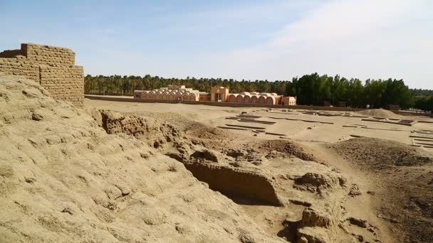 Antique City Nubians Nile Kerma Sudan África — Vídeo de Stock