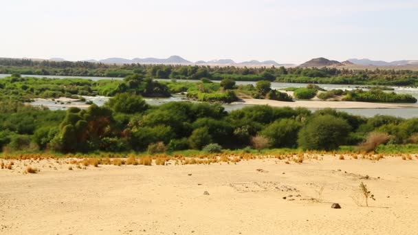 Four Cataract River Nile Sudan Africa — Stock Video