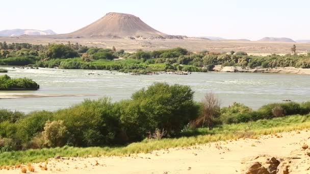 Cuatro Cataratas Del Río Nilo Sudán África — Vídeos de Stock