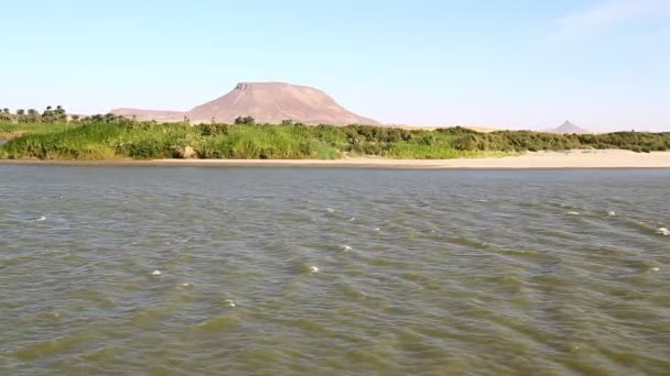 Nehir Nil Sudan Afrika Nın Dört Katarakt — Stok video