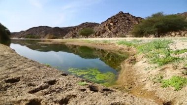 sudan Afrika'da vahşi ve maceralar nubian çöl kavramı nehir yatağı
