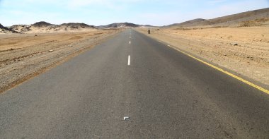 Sudan Afrika vahşi ve adventur nubian çöl kavramını sokakta