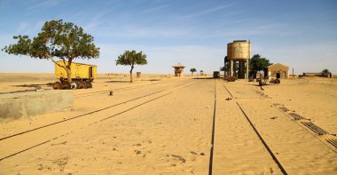 Çölde eski altı istasyonu