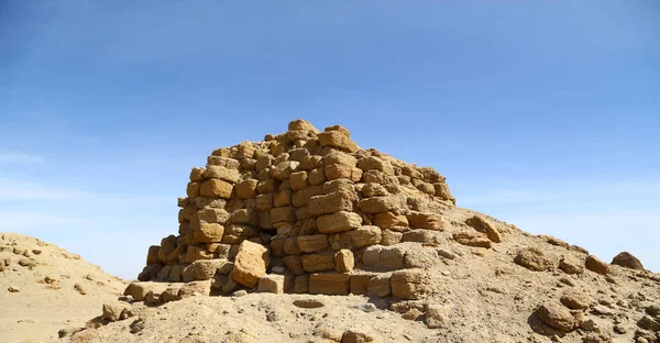 Afrika Sudan Napata Karima Antiken Pyramiderna Svarta Faraonerna Mitten Deser — Stockfoto