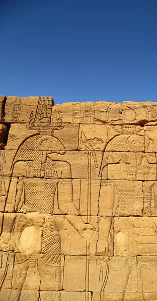 Afrika Sudan Naqa Der Antike Tempel Der Schwarzen Pharaonen Inmitten — Stockfoto