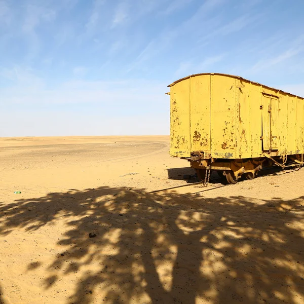 Sudanie Afryki Pustyni Starego Dworca Sześć Jego Puste Budynki — Zdjęcie stockowe
