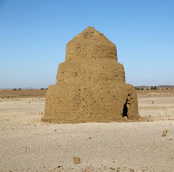África Sudan Ilha Sai Ruínas Enterro Muçulmano Perto Cidade Antiga — Fotografia de Stock