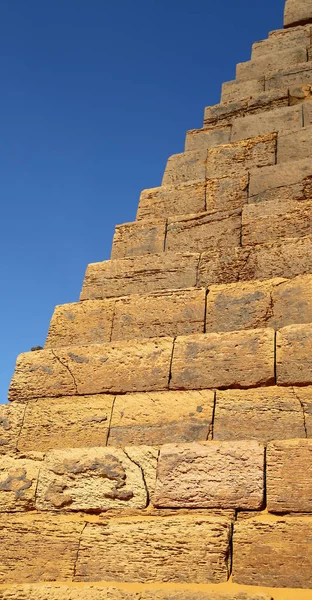 Afrika Sudan Meroe Die Antiken Pyramiden Der Schwarzen Pharaonen Mitten — Stockfoto