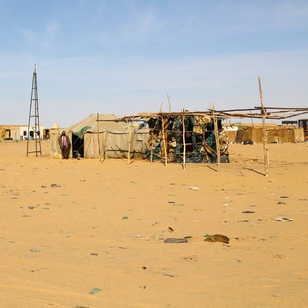 In the desert the old station six — Stock Photo, Image