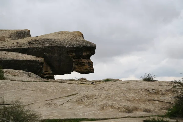 Gobustan la antigua cueva preistórica — Foto de Stock