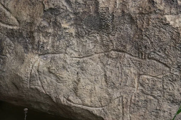 Gobustan de antieke preistorical Cave — Stockfoto