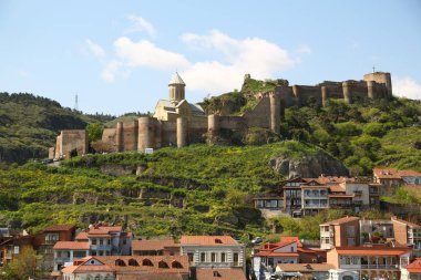 gürcistan tiflis şehrin görünümünde