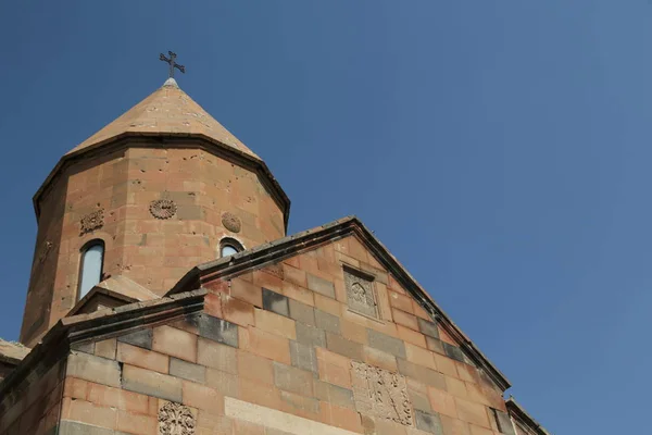 En armenia khor virap el antiguo monasterio arquitectura medieval ne — Foto de Stock