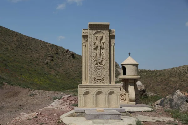 In armenia khor virap il vecchio monastero architettura medievale ne — Foto Stock