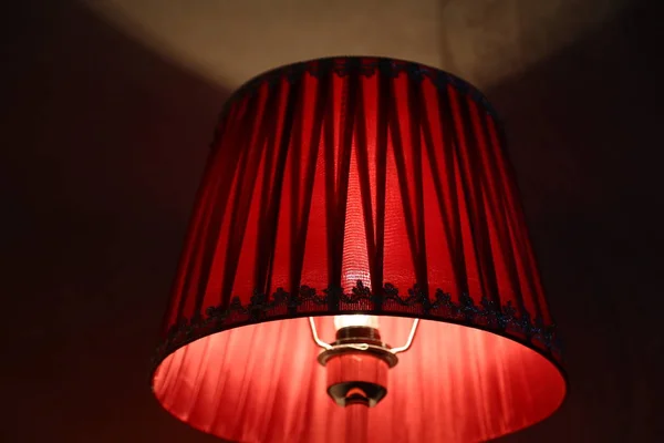 A szobában Hotel a lámpaernyő — Stock Fotó