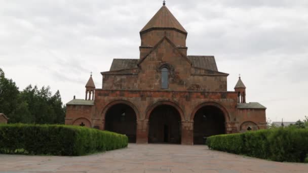 Riprese Vecchi Edifici Siti Storici Protetti Dall Unesco Gayanr Armenia — Video Stock