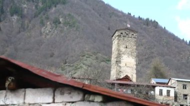 Unnesco, Gürcistan tarafından korunan Mestia eski köyünün görüntüleri