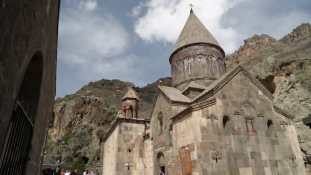 Ermenistan Noravank Circa Mayıs 2019 Antik Manastır Yakınında Kimliği Belirsiz — Stok video