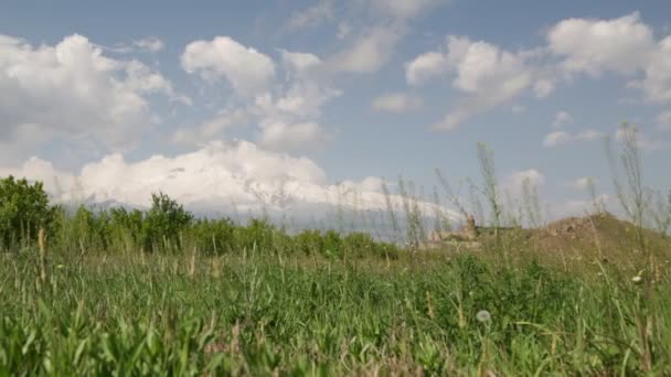 Красивый Античный Хор Вирап Монастырь Армении — стоковое видео