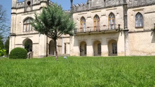 Unesco Dadiani Gürcistan Tarafından Korumak Saray Eski Bina Tarihi Sitenin — Stok video