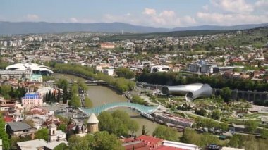 Tiflis güzel şehir manzarası görüntüleri, Gürcistan