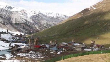Unnesco, Gürcistan tarafından korunan Mestia eski köyünün görüntüleri