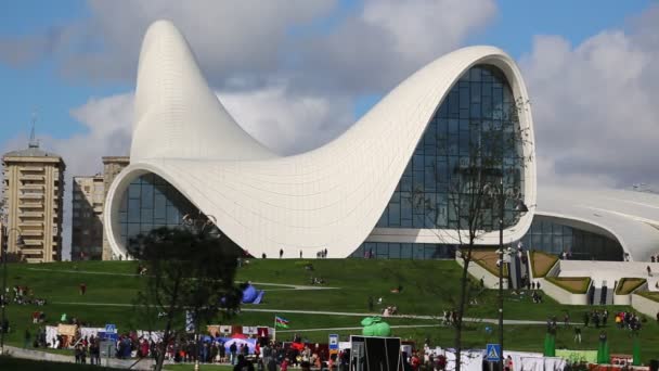 Azerbaijan Baku Circa Maio 2019 Imagens Moderno Edifício Museu Centro — Vídeo de Stock