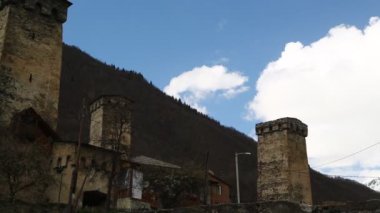 Unnesco, Gürcistan tarafından korunan Mestia eski köyünün görüntüleri