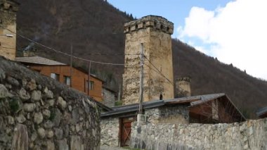 Unnesco, Gürcistan tarafından korunan Mestia eski köyünün görüntüleri