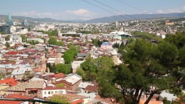 Tiflis güzel şehir manzarası görüntüleri, Gürcistan