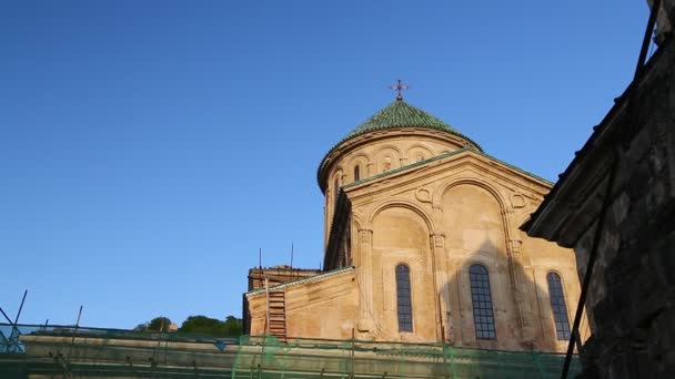 Gelati Kloster Antik Arv Kaukasiska Historiska Mark Skydda Unesco Georgia — Stockvideo