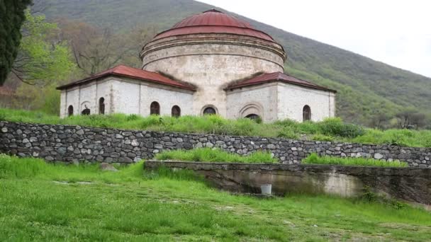 Sheki Arquitetura Antiga Cidade Protegida Pela Unesco Azerbaijão — Vídeo de Stock