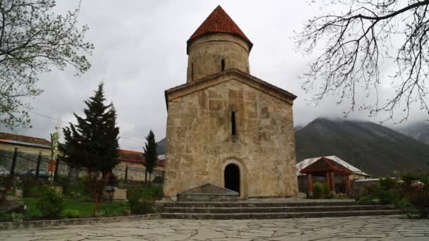 Unesco Azerbaycan Tarafından Korunan Şeki Eski Mimarisi — Stok video