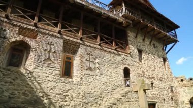 ubdano manastırının güzel görünümü, Gürcistan'da antik miras 