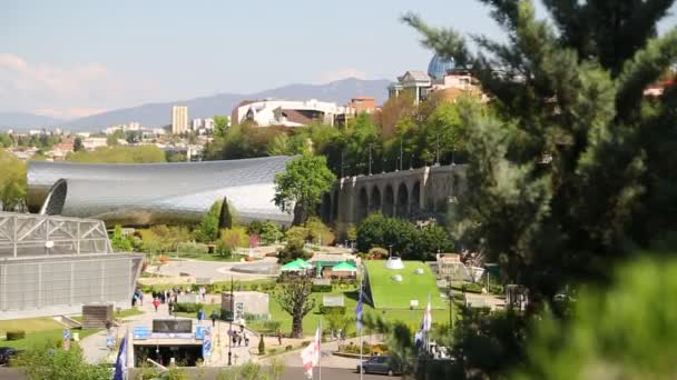 Georgia Tbilisi Circa Mayo 2019 Imágenes Del Hermoso Paisaje Urbano — Vídeos de Stock