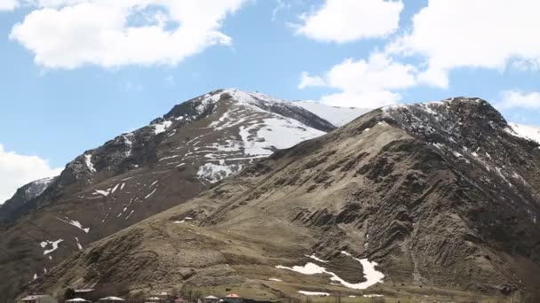 Piękne Góry Kazbegi Gruzja — Wideo stockowe
