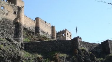 khertvisi dağda eski kale, gürcistan 