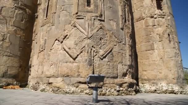 Uitzicht Oude Kerk Tbilisi Georgië — Stockvideo