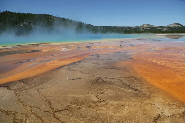 Yellowstone parque nacional a natureza — Fotografia de Stock