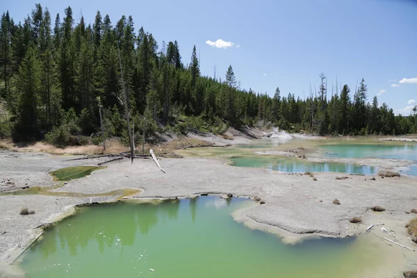 Yellowstone parque nacional a natureza — Fotografia de Stock