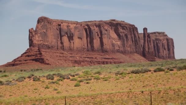 Schöner Blick Auf Das Tal Des Denkmals Usa — Stockvideo