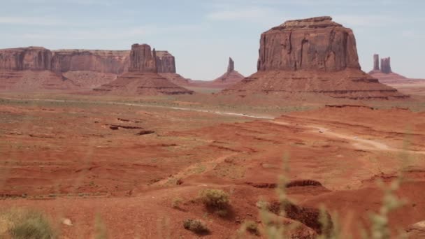 Prachtig Uitzicht Monument Valley Usa — Stockvideo